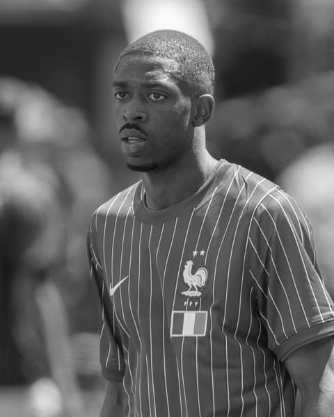 Ousmane Dembélé con la camiseta de la selección de Francia, en 2026.